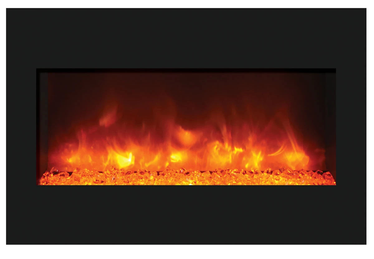 Zero Clearance 33" ZECL-33-3624-BG Electric Fireplace