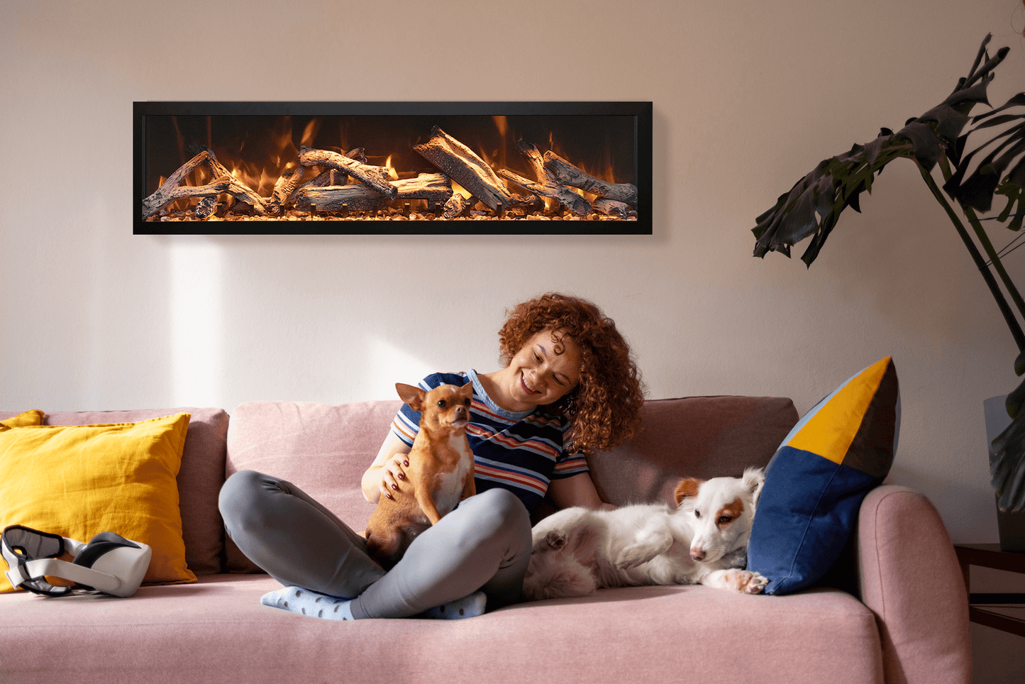 Amantii BI-DEEP Electric Fireplace
