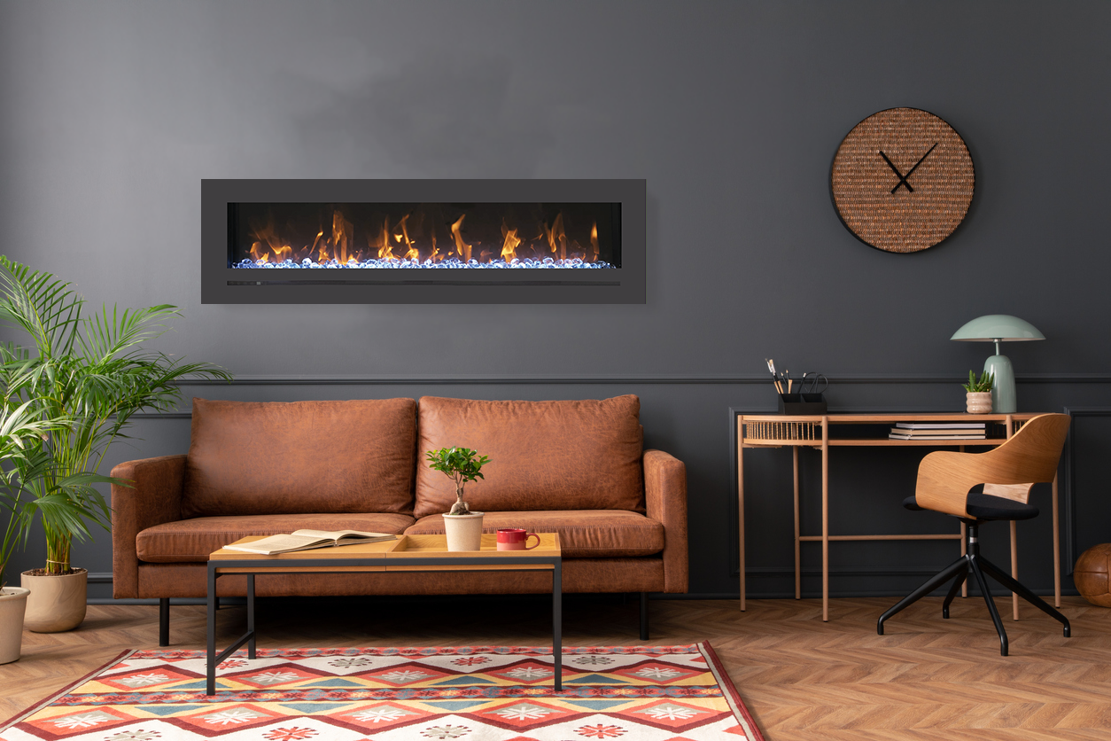 Amantii WM-FML-60-6623-STL-OOB-3 /232017220071 Linear Electric Fireplace