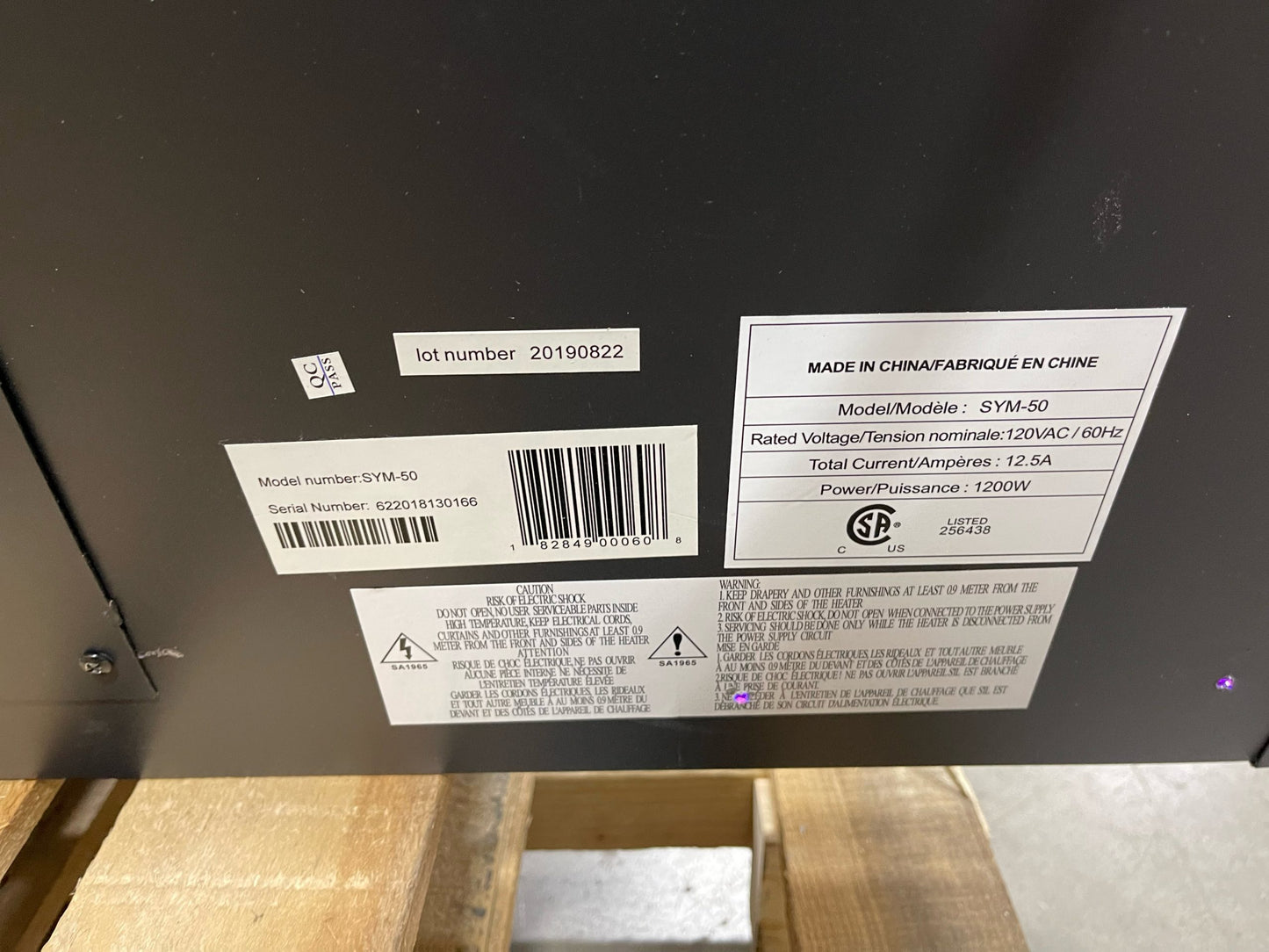 Amantii SYM-50-OOB-3 Open Box Sale - S/N- 622018130166