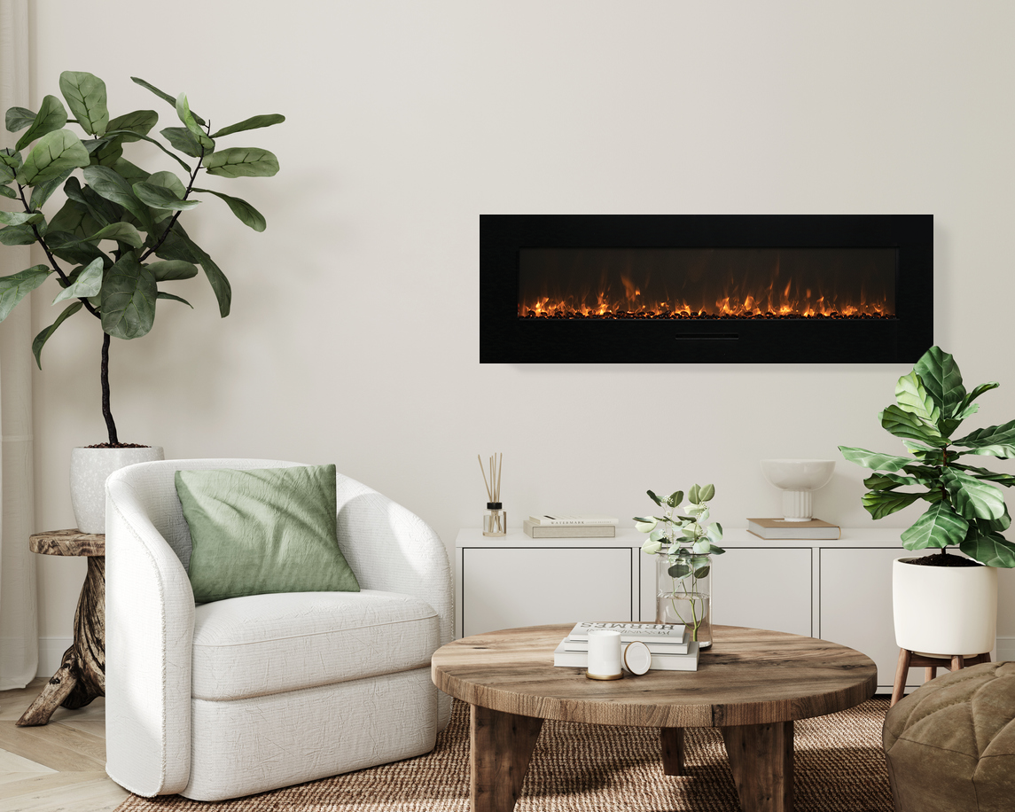Amantii WM-FM-BG Electric Fireplace
