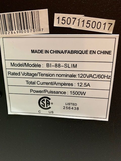 BI-88-SLIM-OD-OOB-3 OPEN BOX SN 001