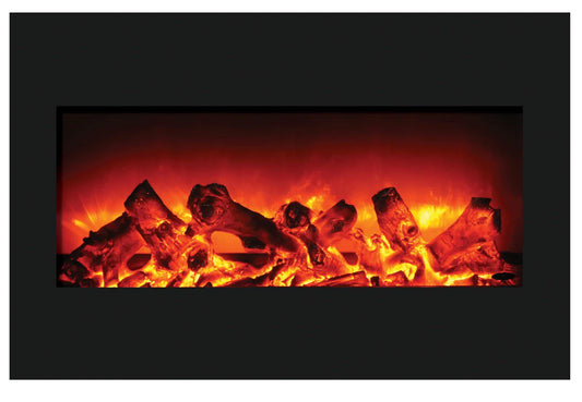 Zero Clearance 33" ZECL-33-3624-BG Electric Fireplace