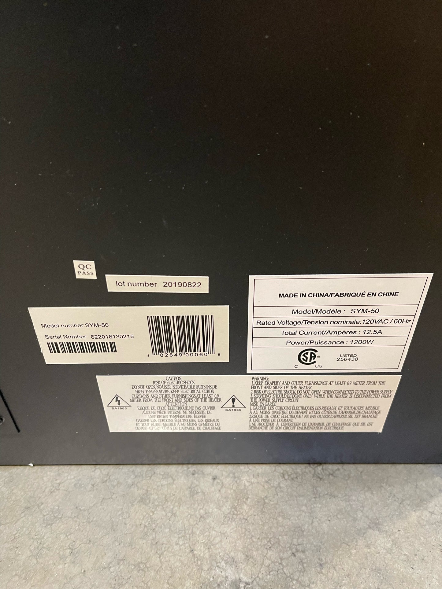 Amantii Smart SYM-50-OOB-5 Open Box Sale - S/N- 622018130215