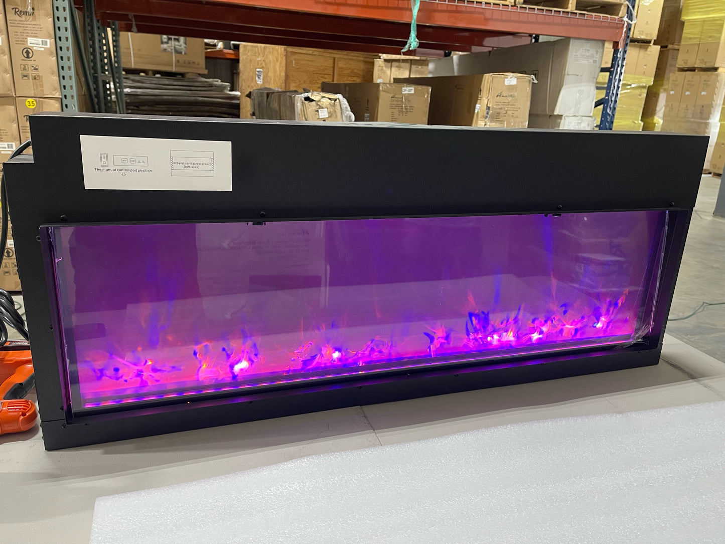 Amantii BI-50-XTRASLIM-OOB-6 – Open Box Price - SN N152017260150 Electric Fireplace