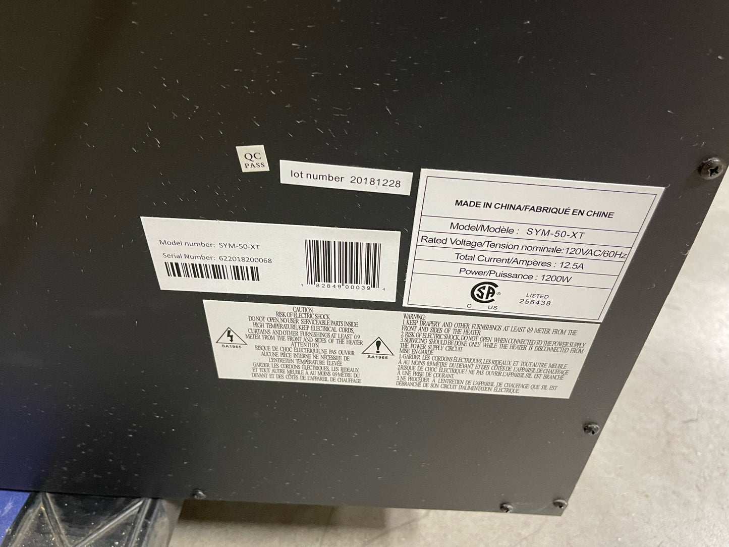 Amantii SYM-50-XT-OOB-3 - Open Box Sale- S/N -622018200068