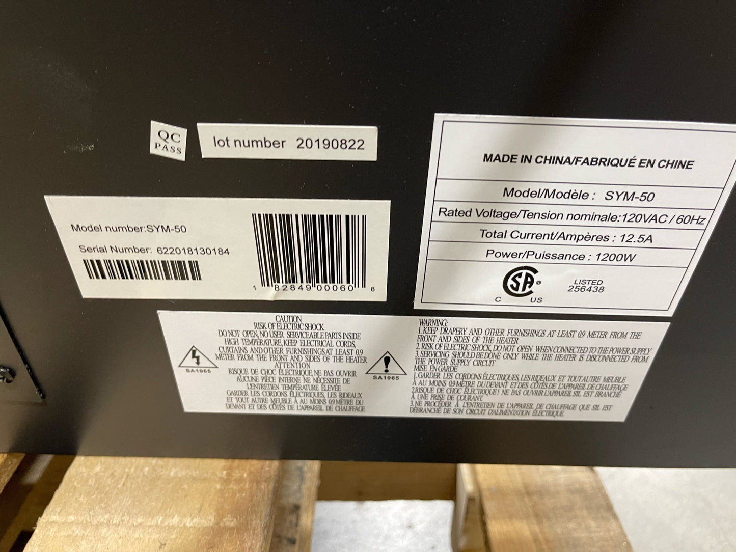 Amantii SYM-50-OOB-4 Open Box Sale - S/N- 622018130184