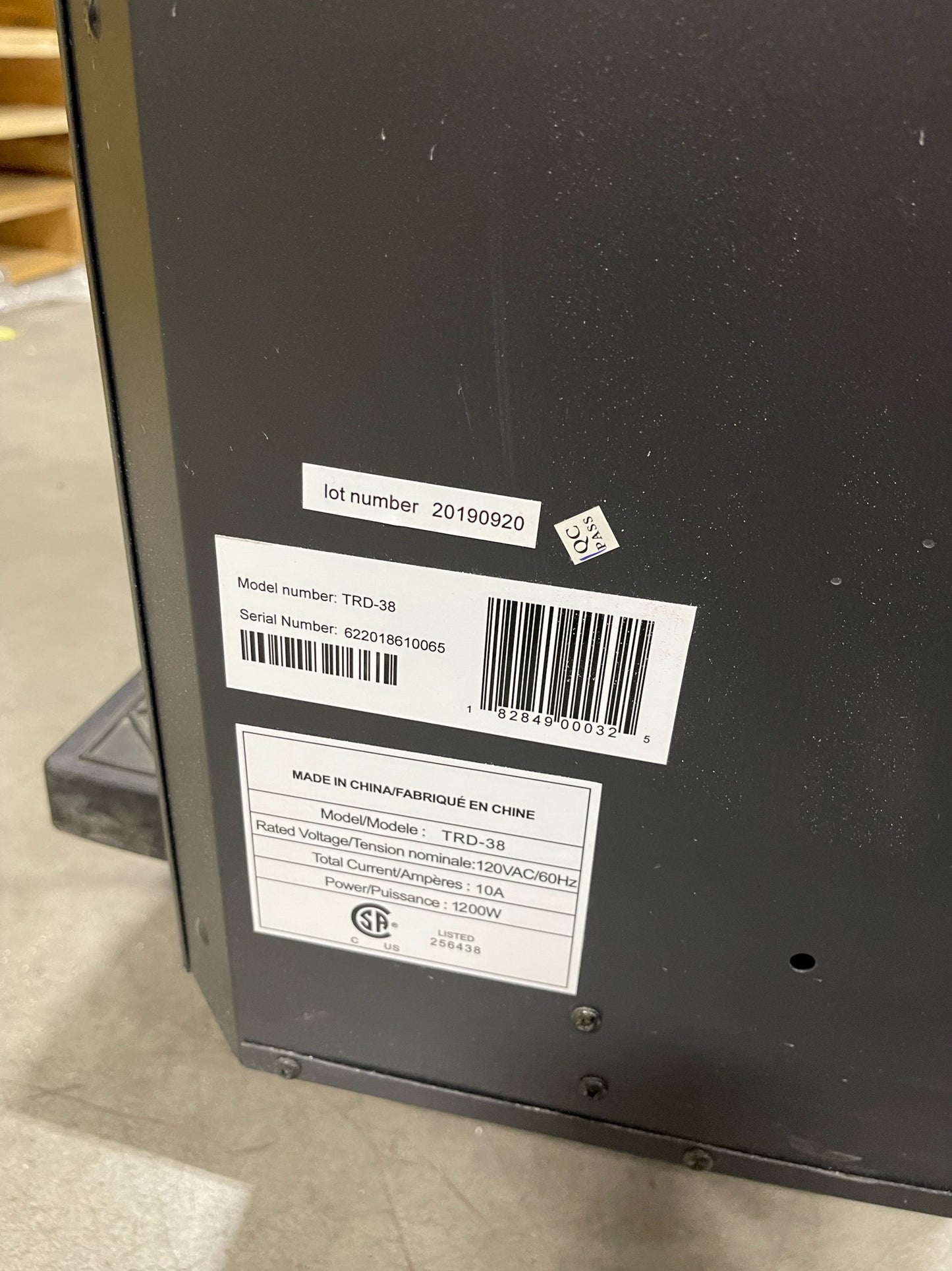 Amantii TRD-38-OOB-1 - Open Box Sale - S/N - 622018610065